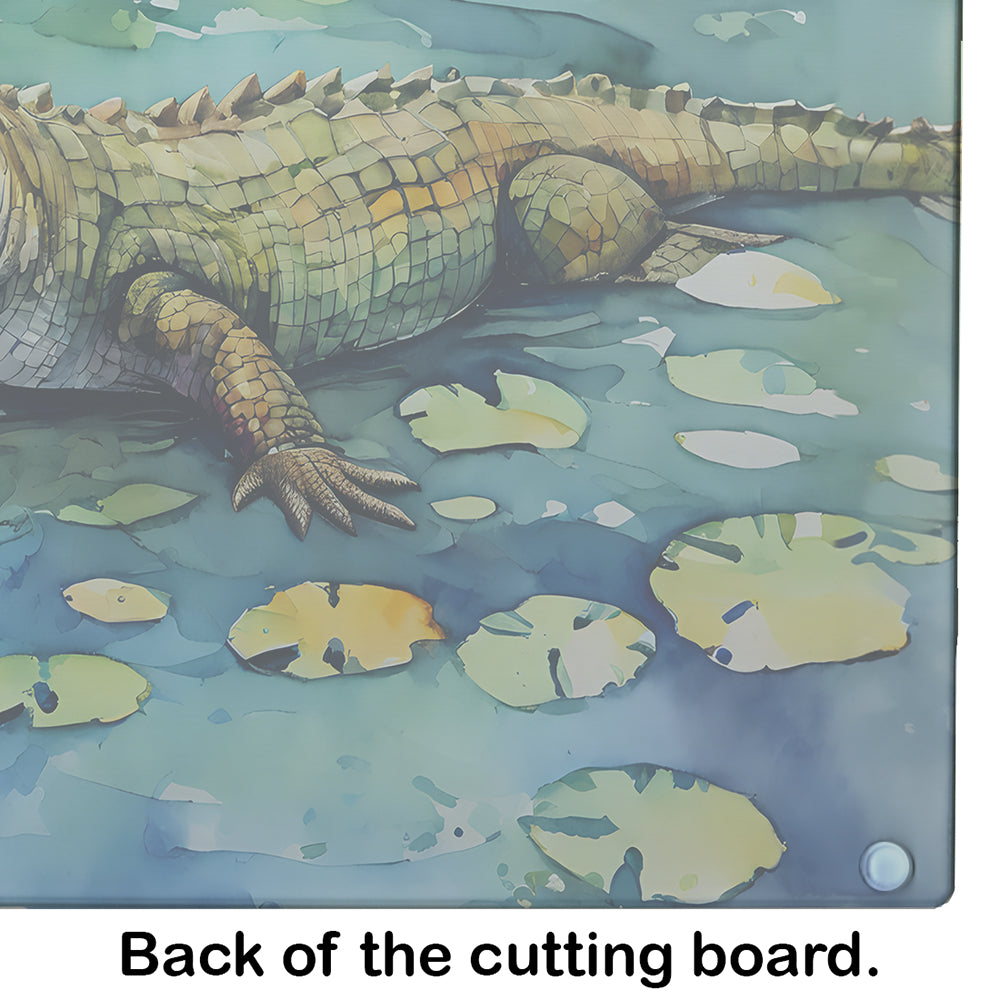 Alligator Glass Cutting Board