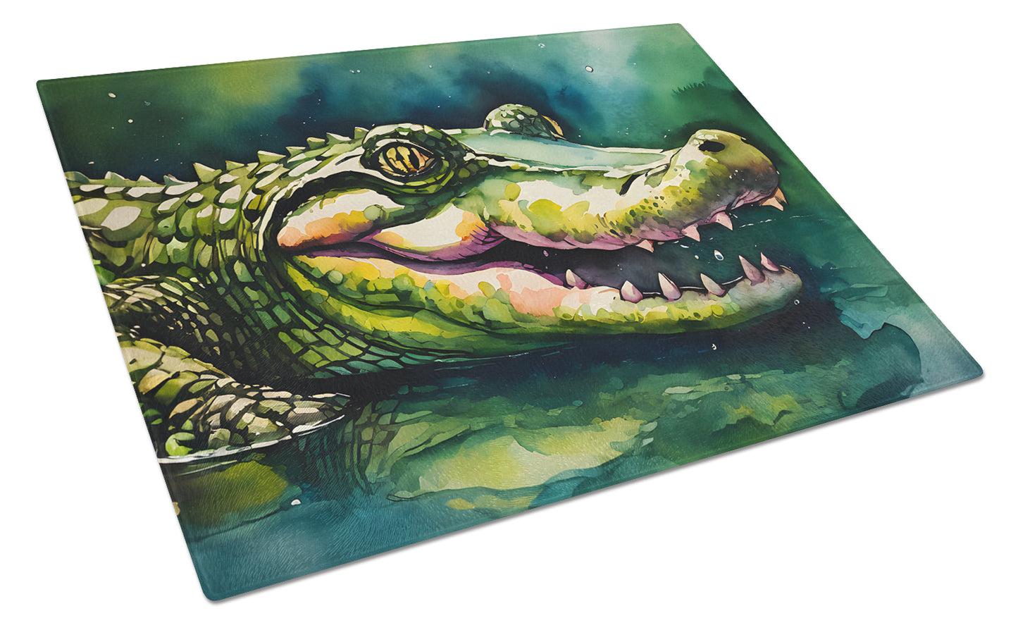 Buy this Alligator Glass Cutting Board