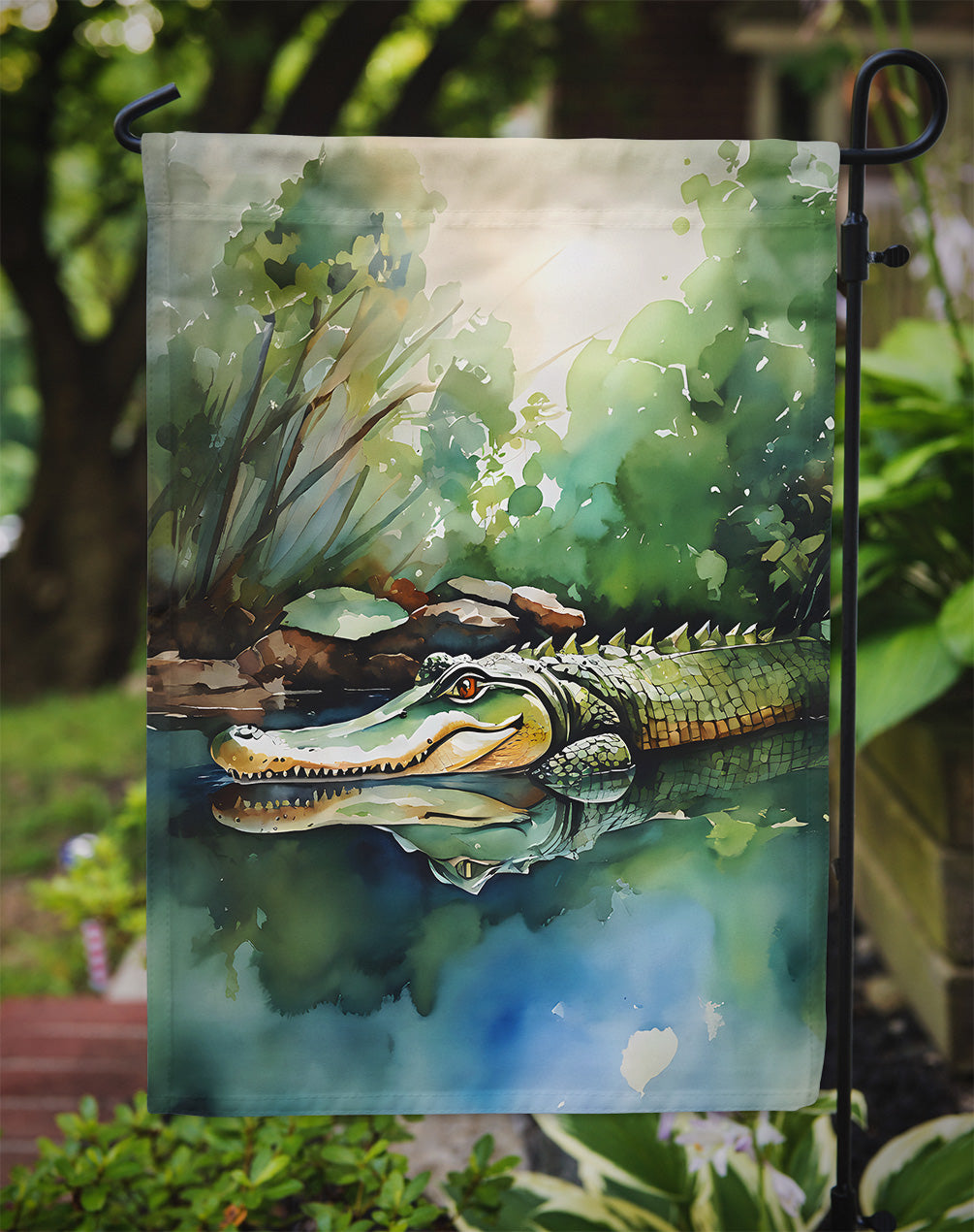 Alligator Garden Flag