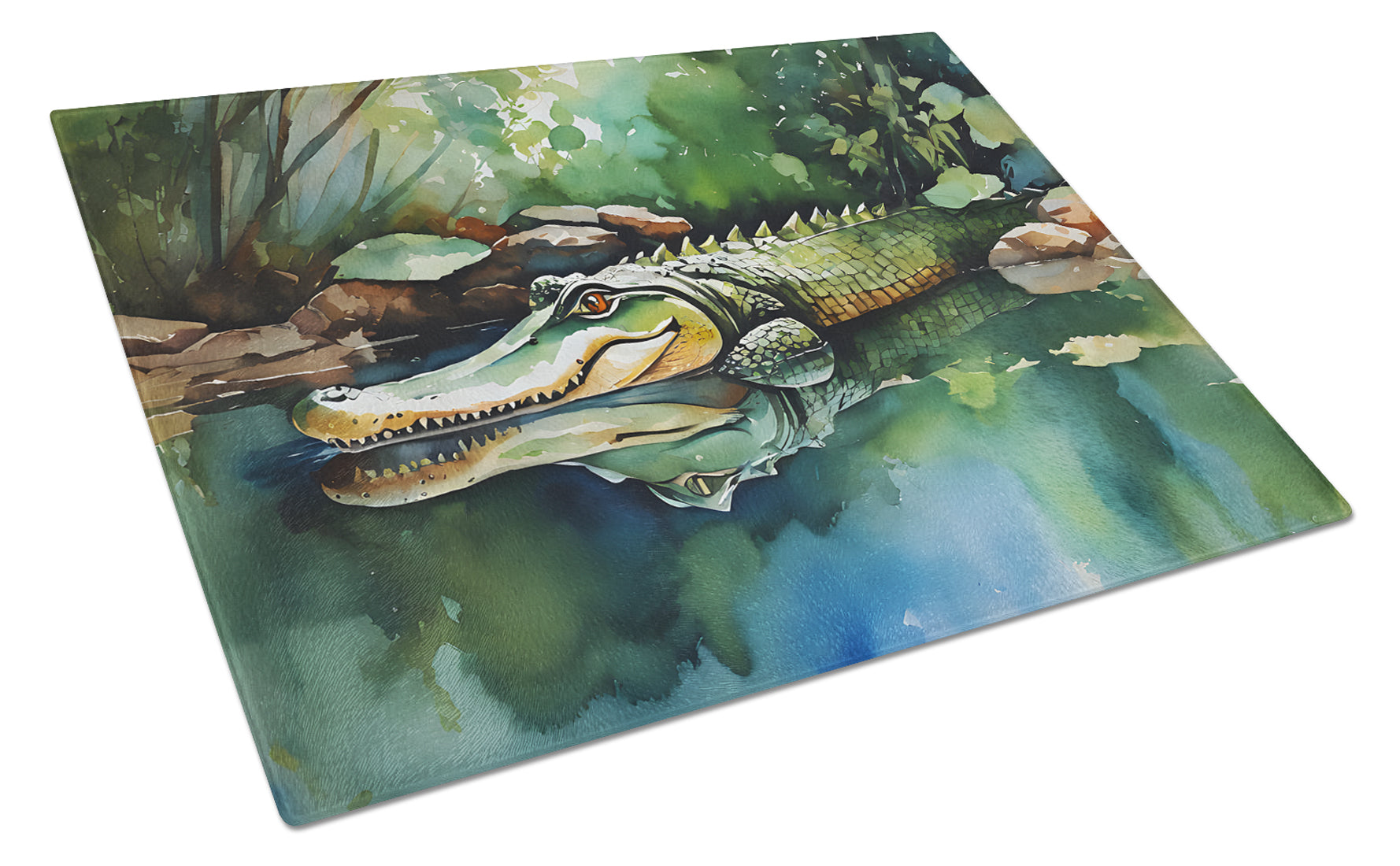 Buy this Alligator Glass Cutting Board