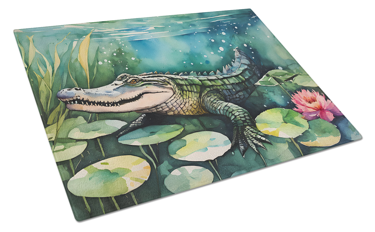 Buy this Alligator Glass Cutting Board