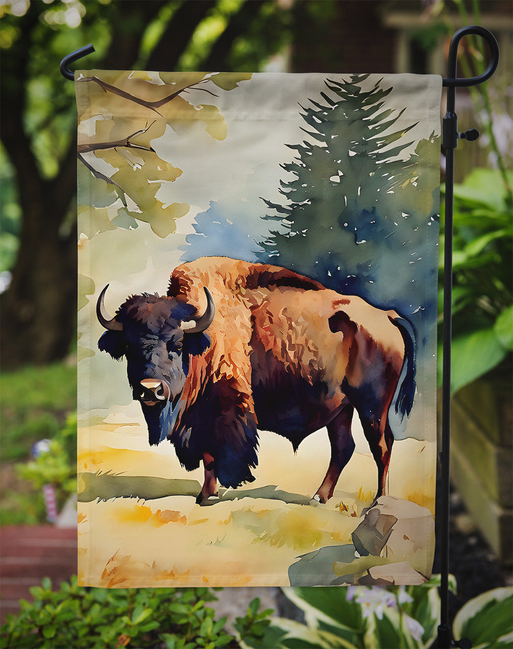 American Bison Garden Flag