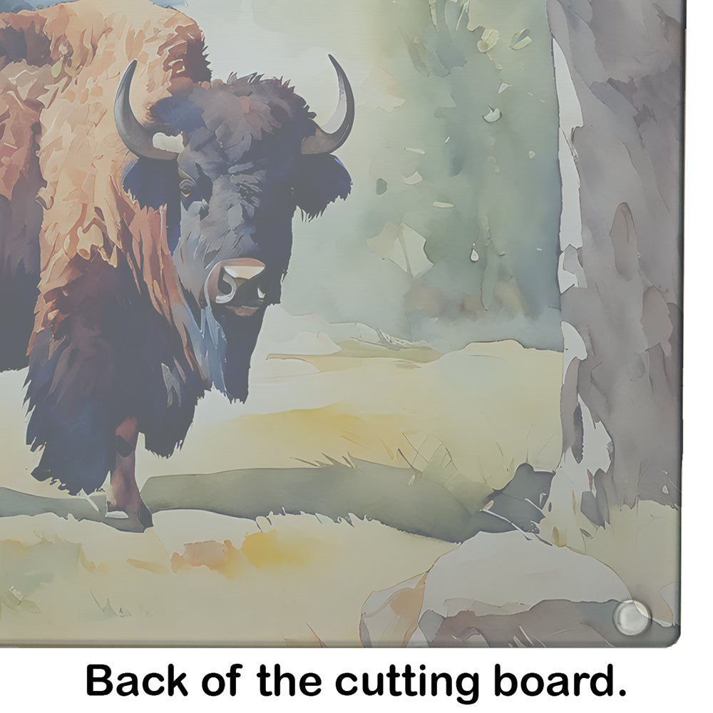 American Bison Glass Cutting Board