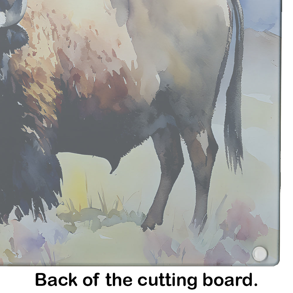 American Bison Glass Cutting Board