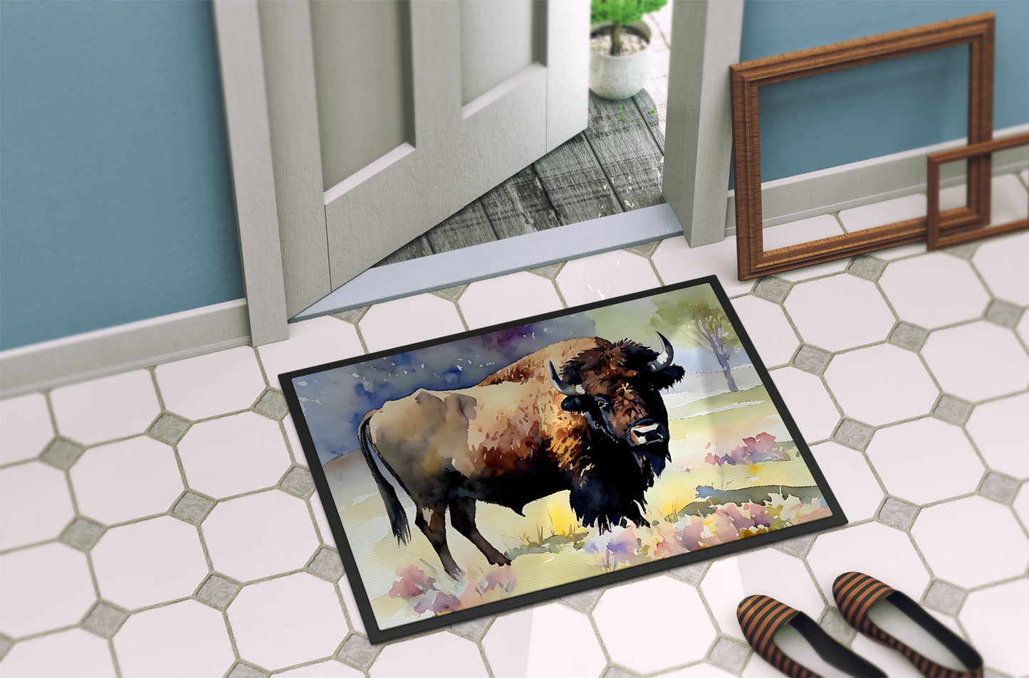 American Bison Doormat