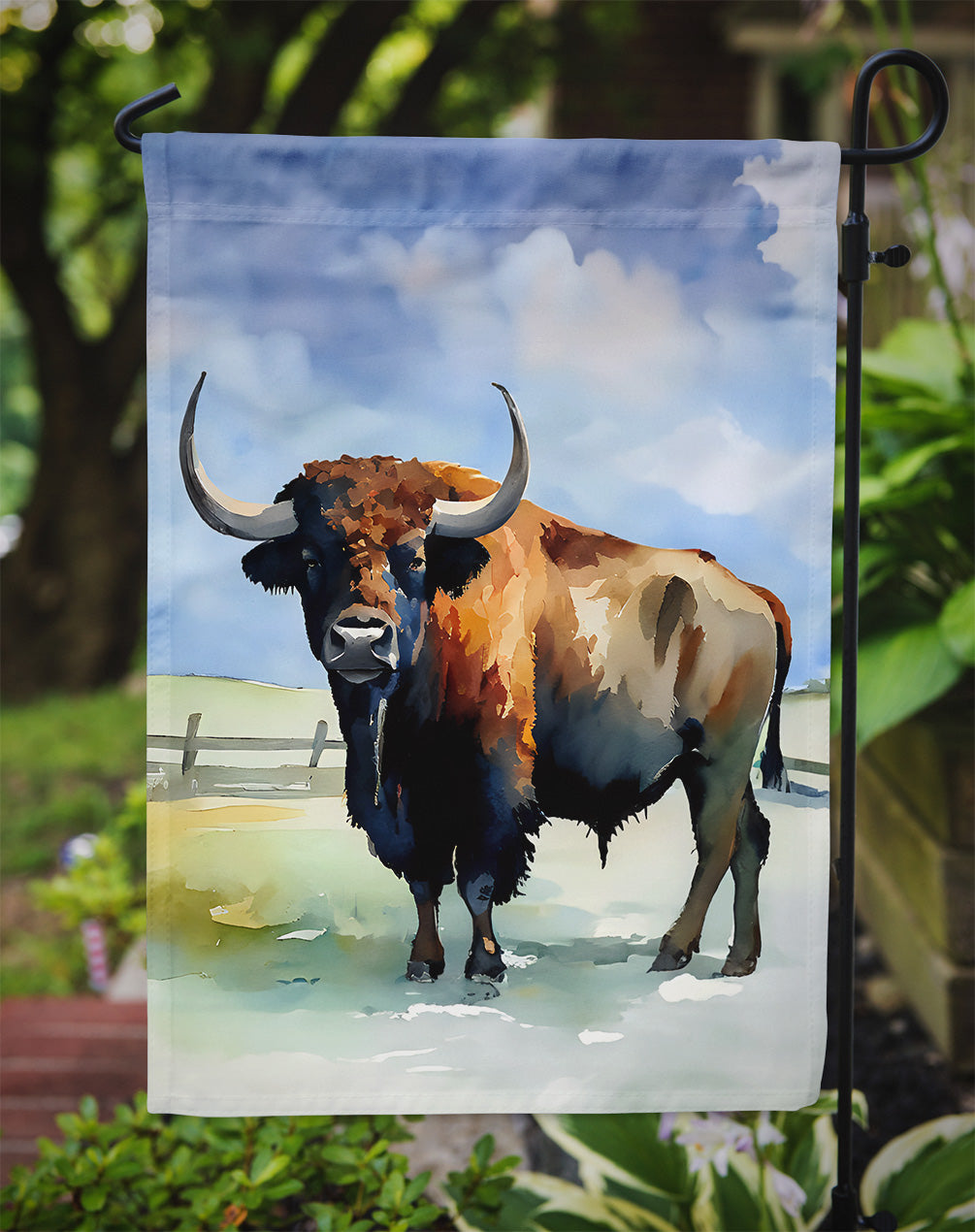 American Bison Garden Flag