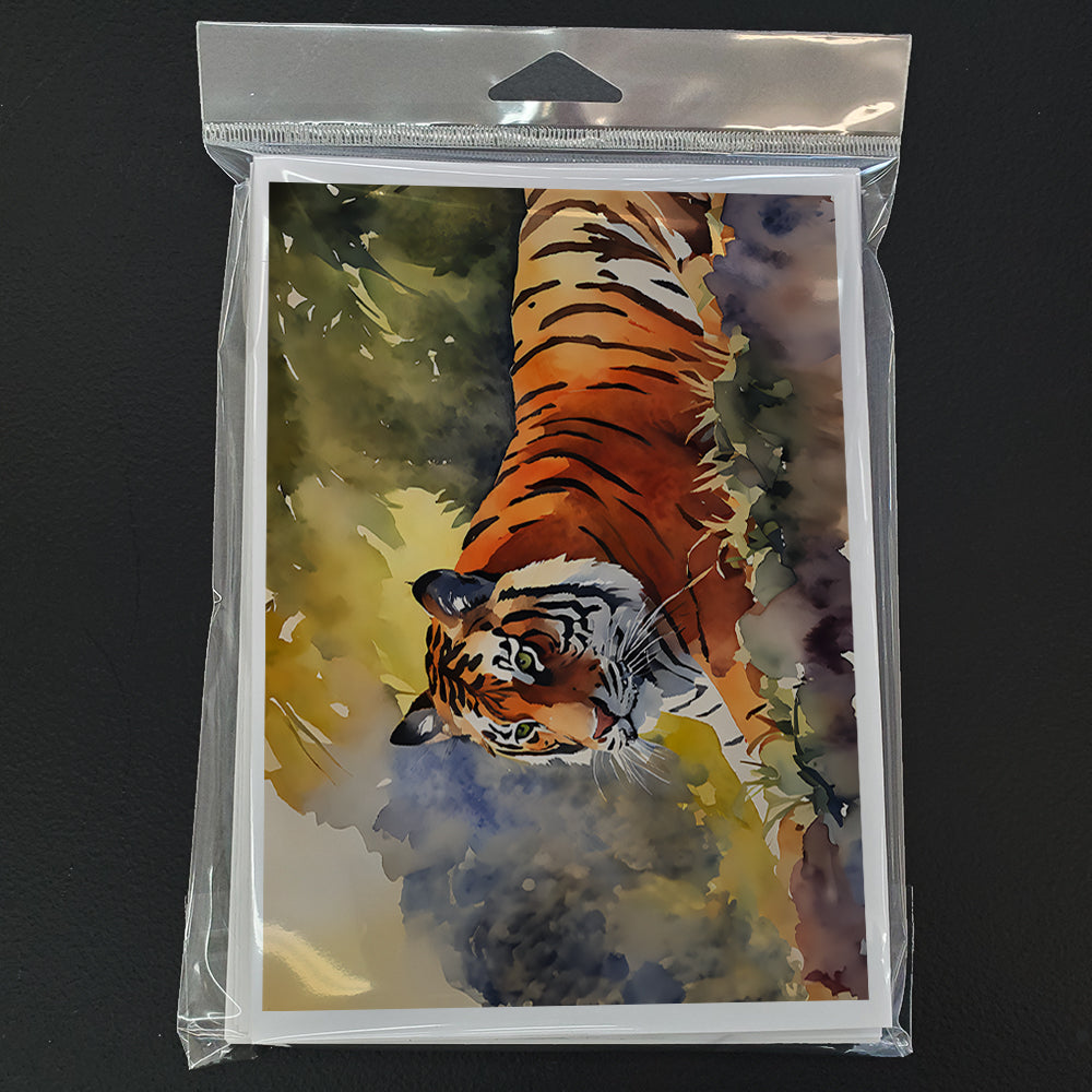 Bengal Tiger Greeting Cards Pack of 8