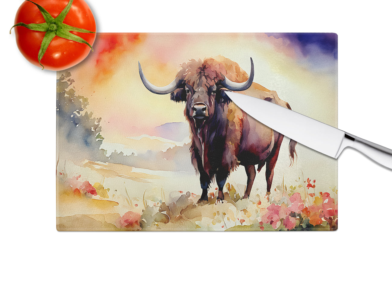 Buffalo Glass Cutting Board