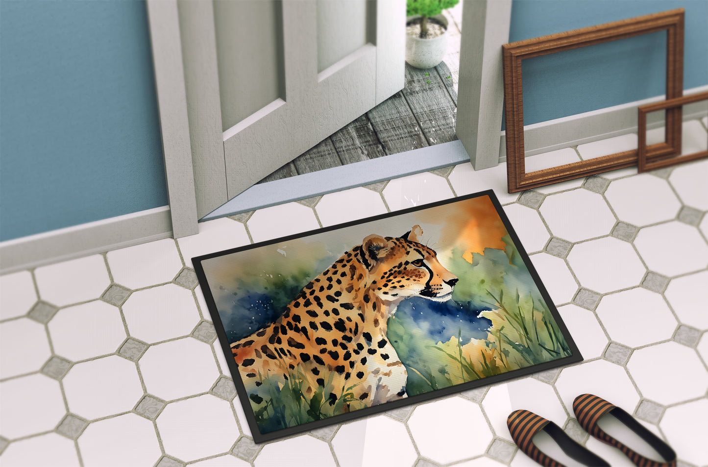 Cheetah Doormat