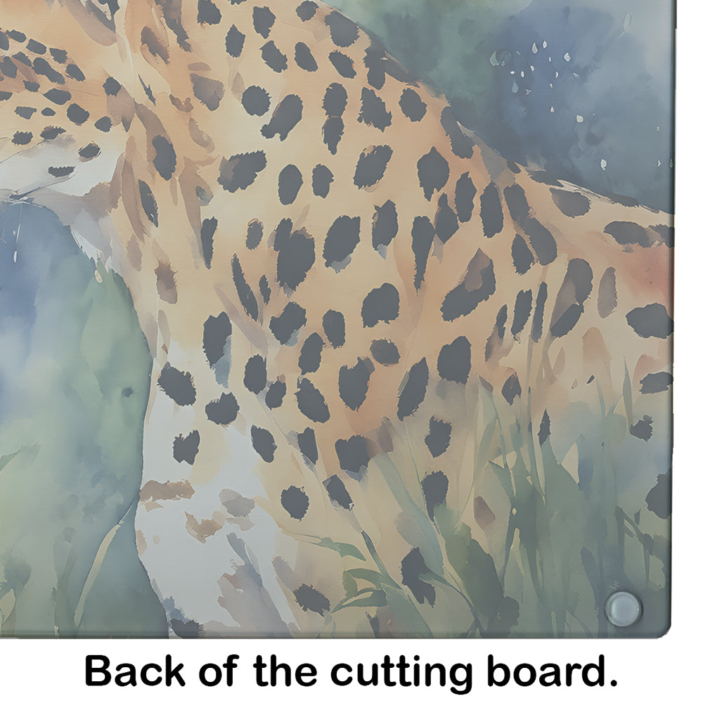 Cheetah Glass Cutting Board