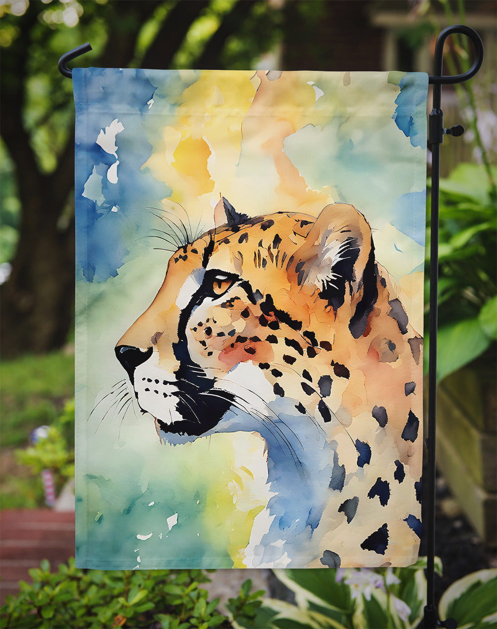 Cheetah Garden Flag