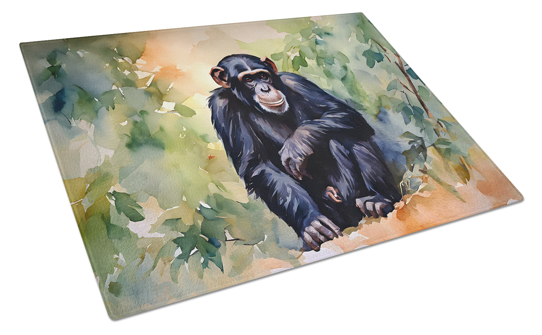 Buy this Chimpanzee Glass Cutting Board