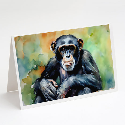 Buy this Chimpanzee Greeting Cards Pack of 8