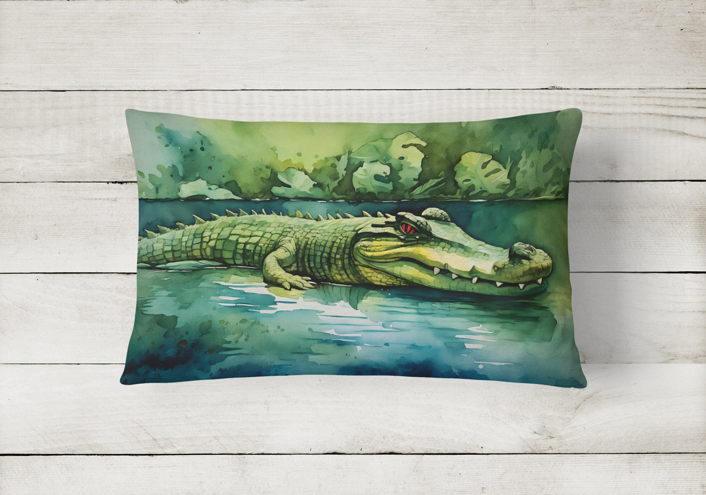 Crocodile Throw Pillow