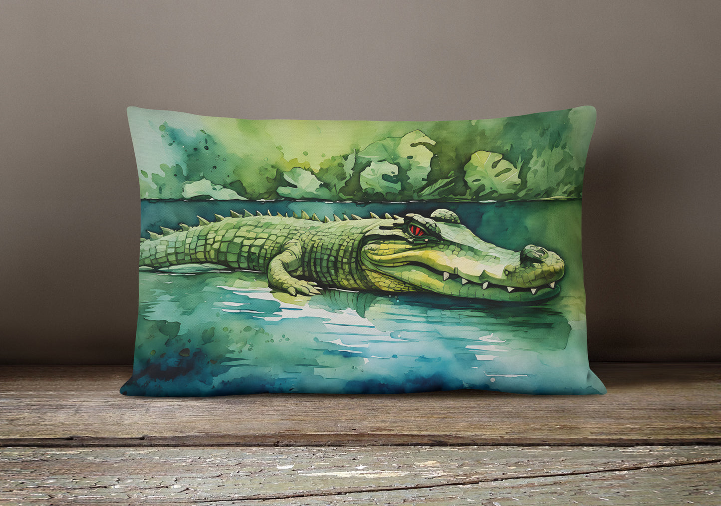 Crocodile Throw Pillow