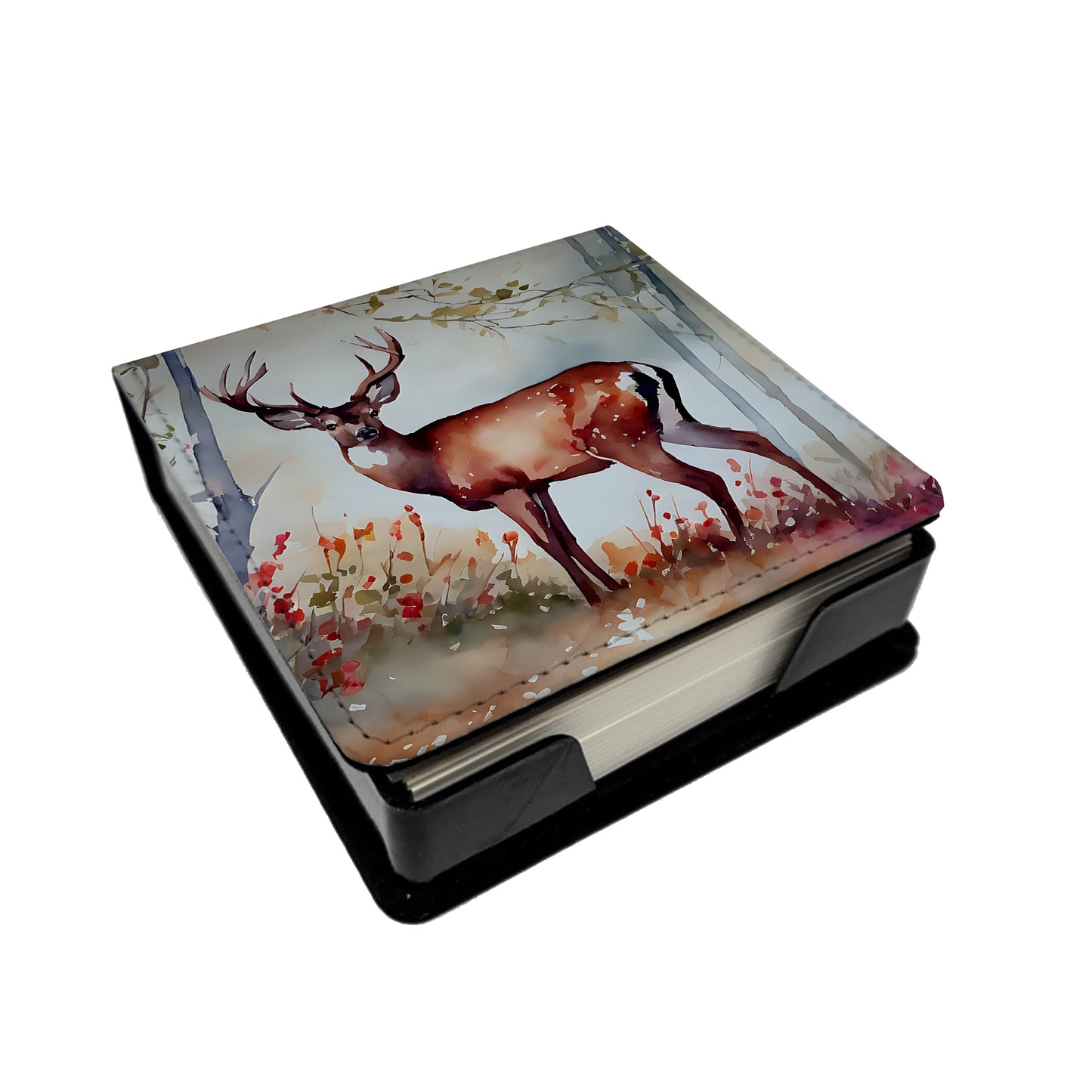 Buy this Deer PU Leather Note Paper Holder