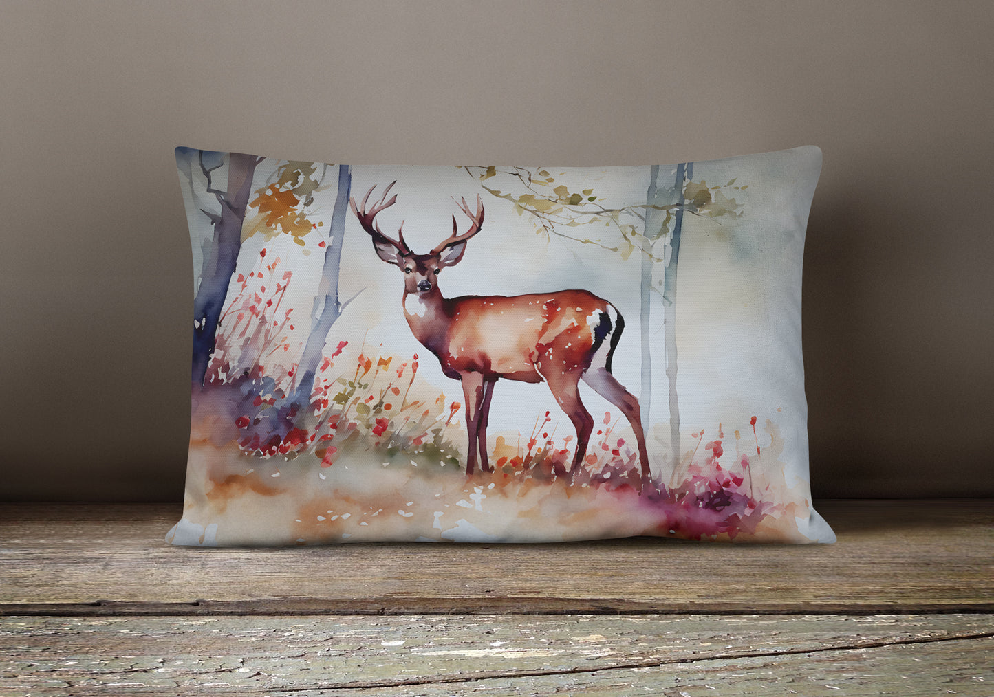 Deer Throw Pillow