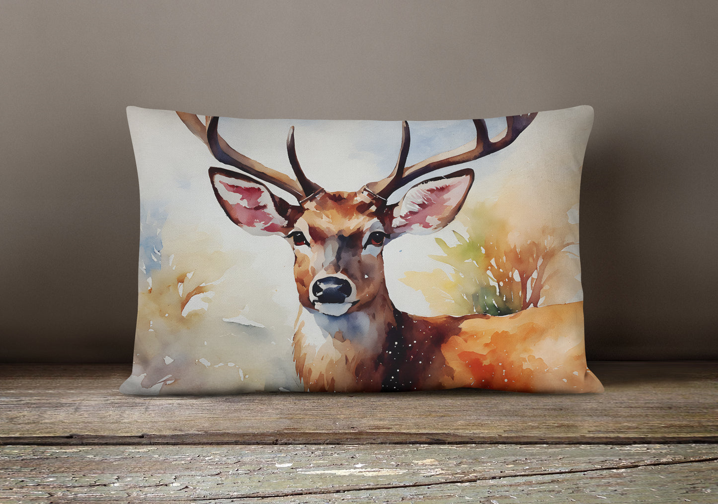 Deer Throw Pillow