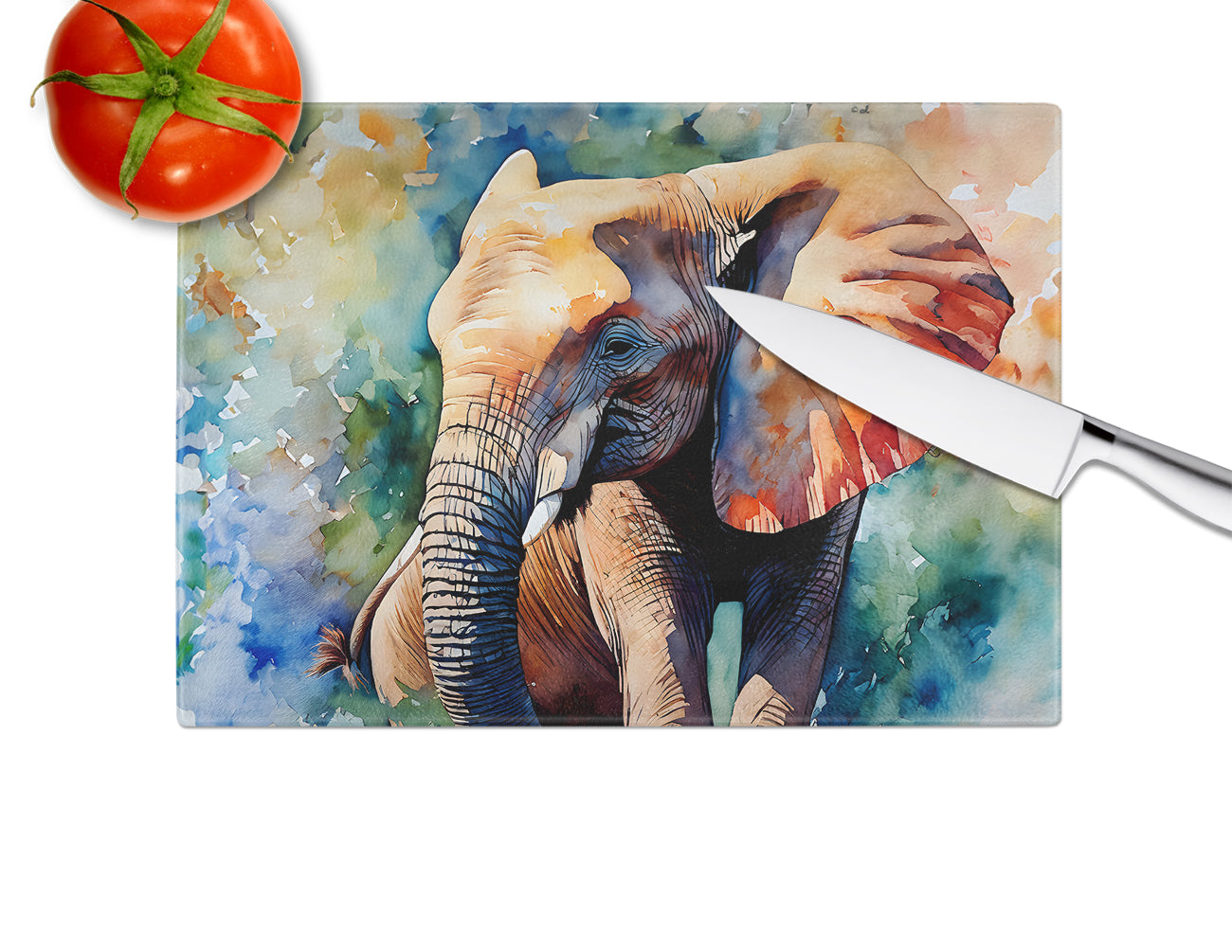 Elephant Glass Cutting Board