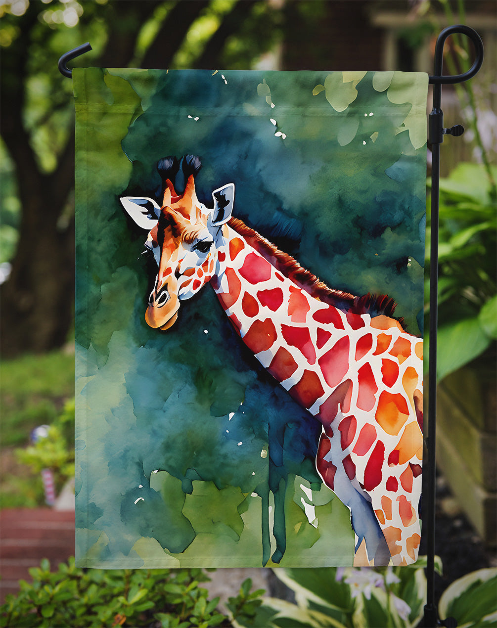 Giraffe Garden Flag