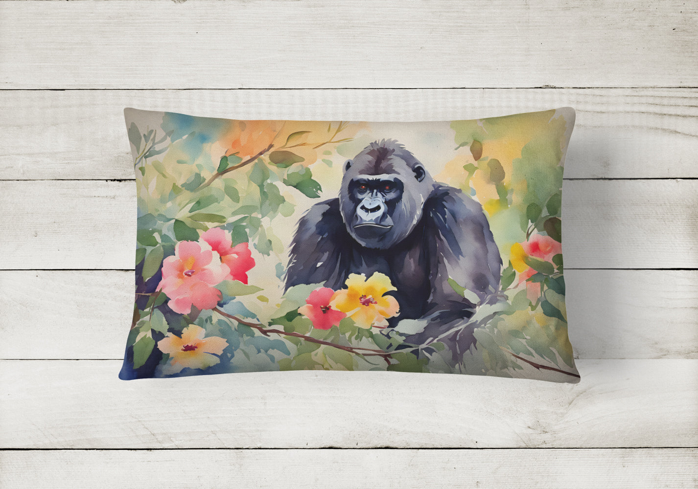 Gorilla Throw Pillow