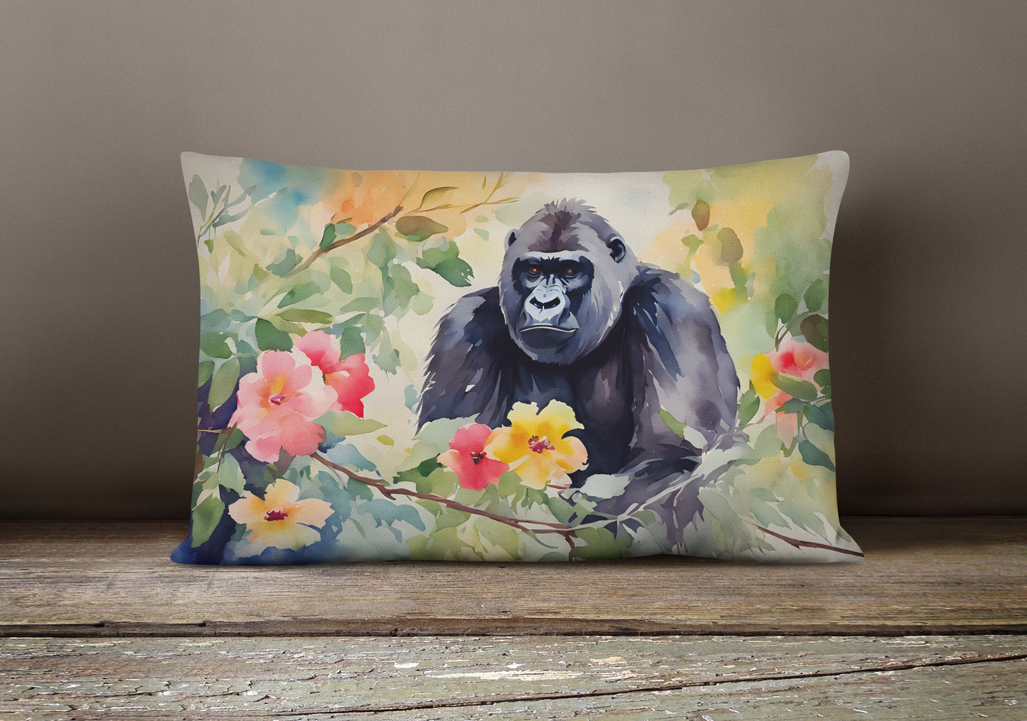 Gorilla Throw Pillow