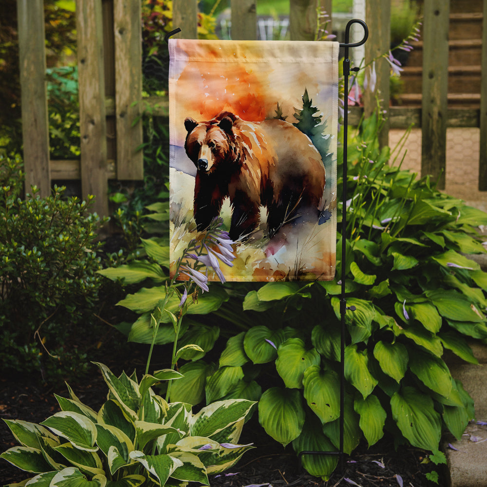 Grizzly Bear Garden Flag