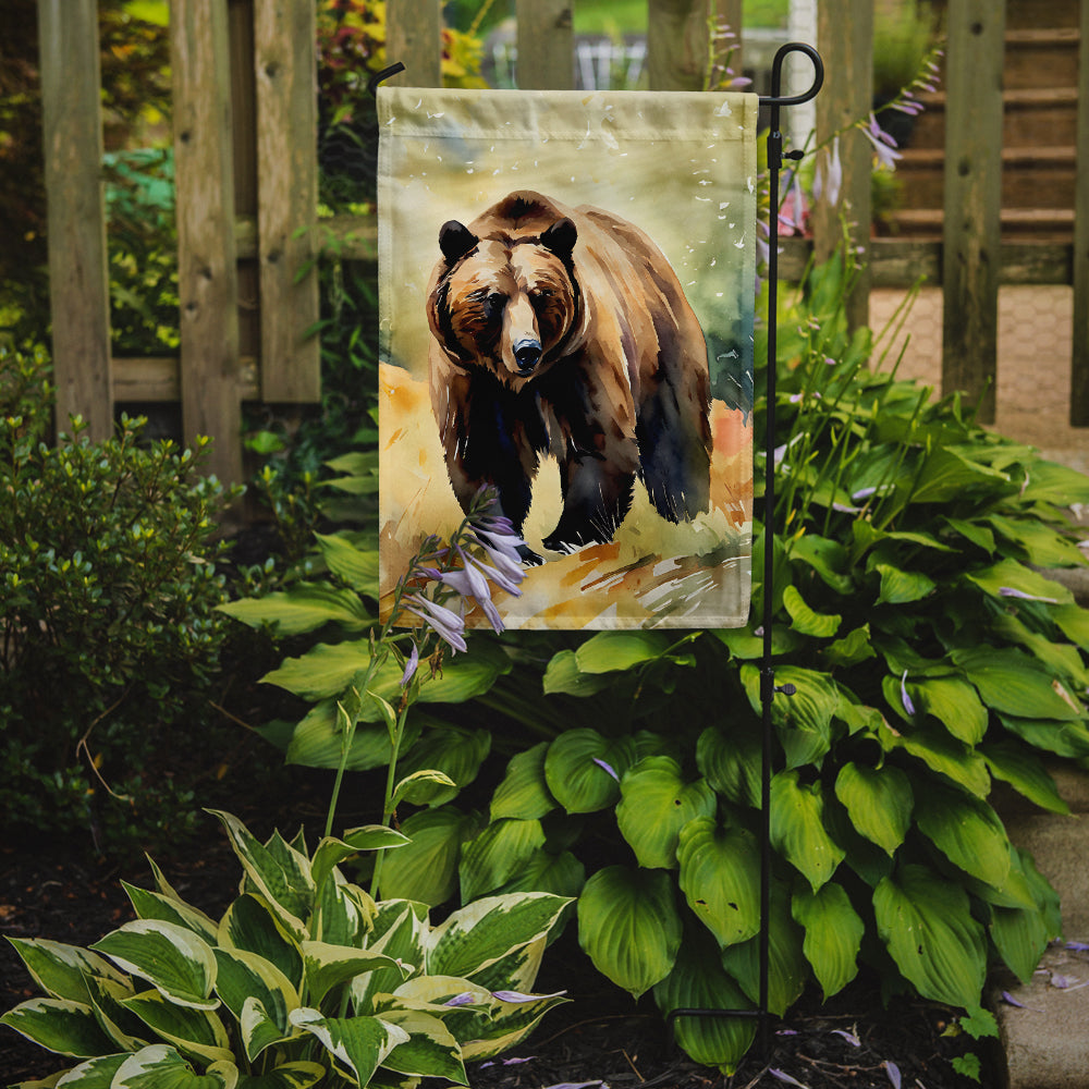 Grizzly Bear Garden Flag