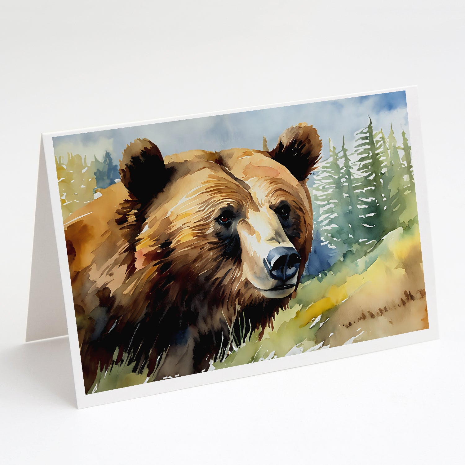 Buy this Grizzly Bear Greeting Cards Pack of 8