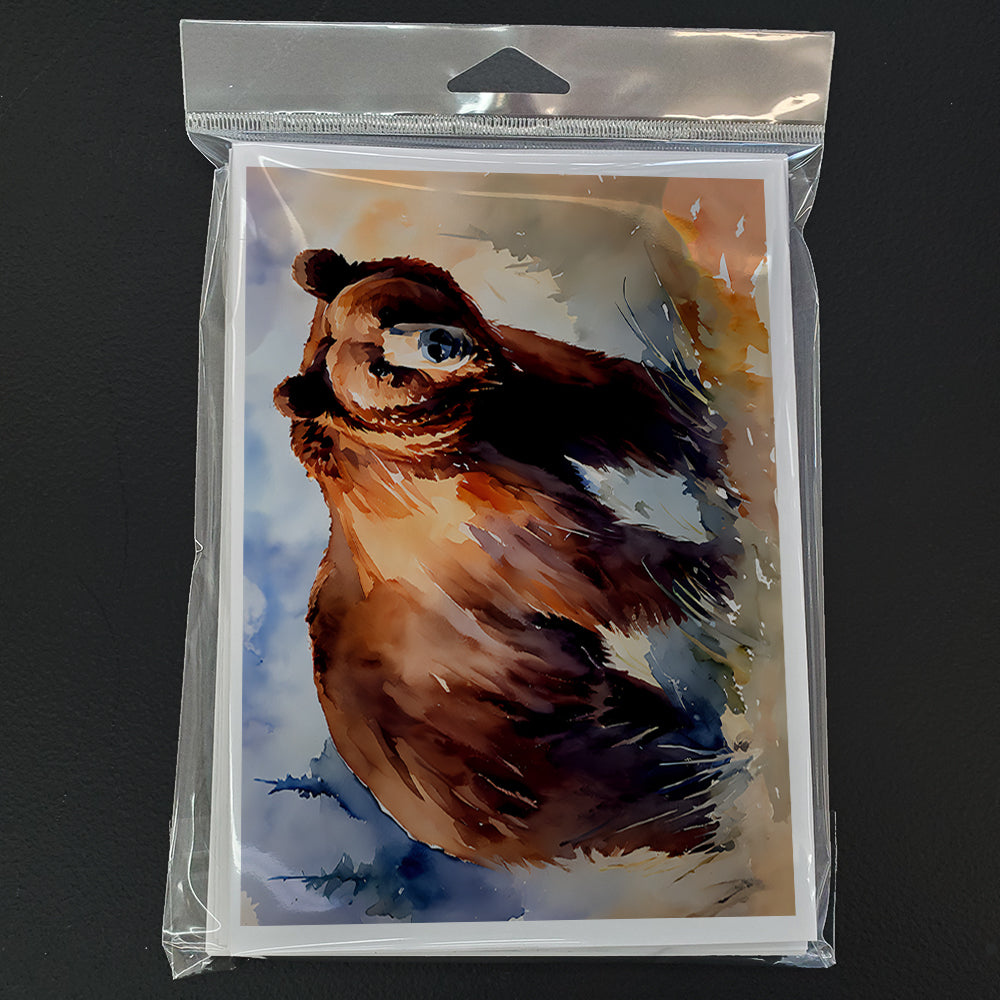 Grizzly Bear Greeting Cards Pack of 8