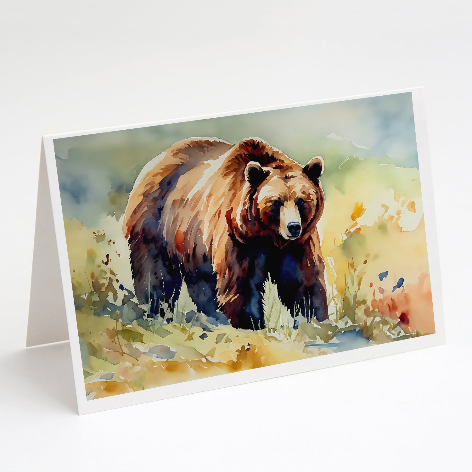 Buy this Grizzly Bear Greeting Cards Pack of 8