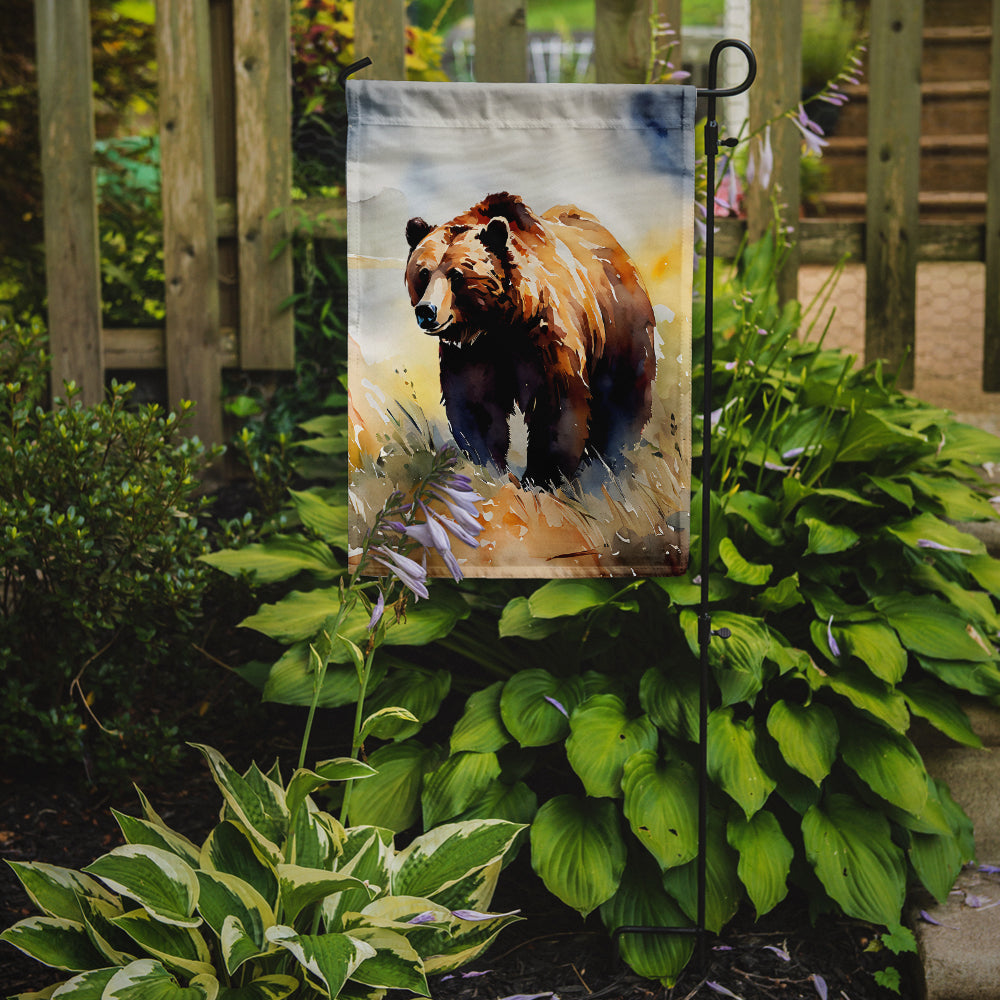 Grizzly Bear Garden Flag