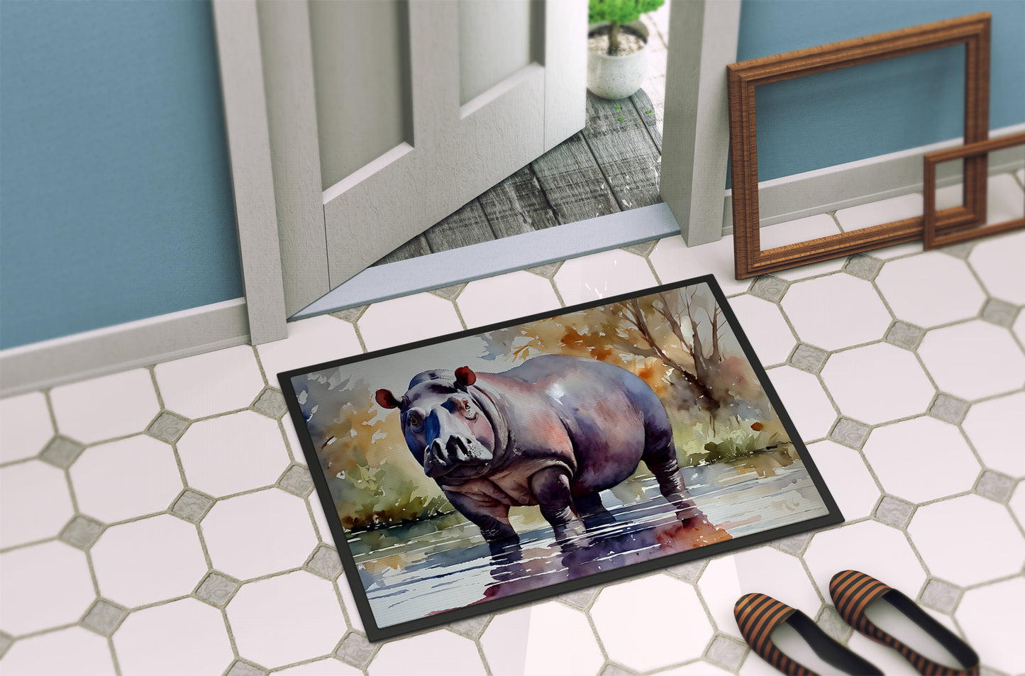 Hippopotamus Doormat