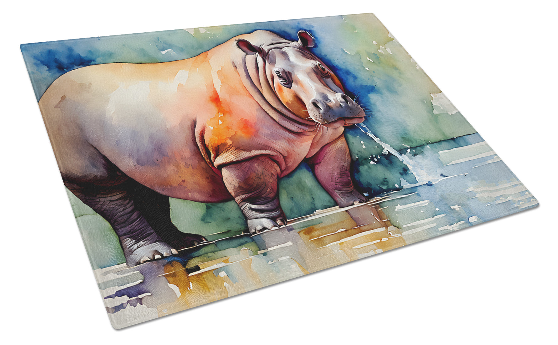 Buy this Hippopotamus Glass Cutting Board