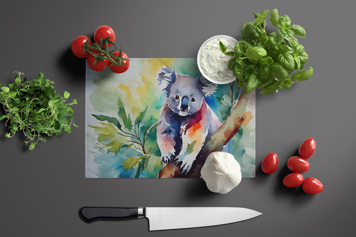 Koala Glass Cutting Board