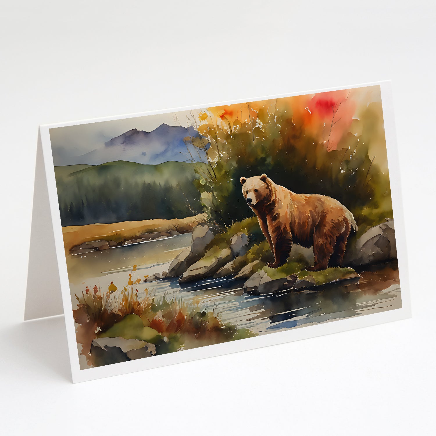 Buy this Kodiak Bear Greeting Cards Pack of 8