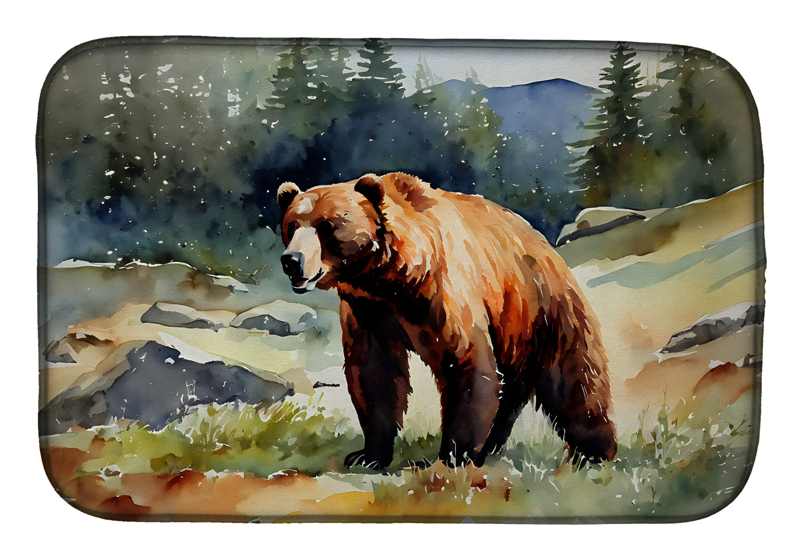 Buy this Kodiak Bear Dish Drying Mat