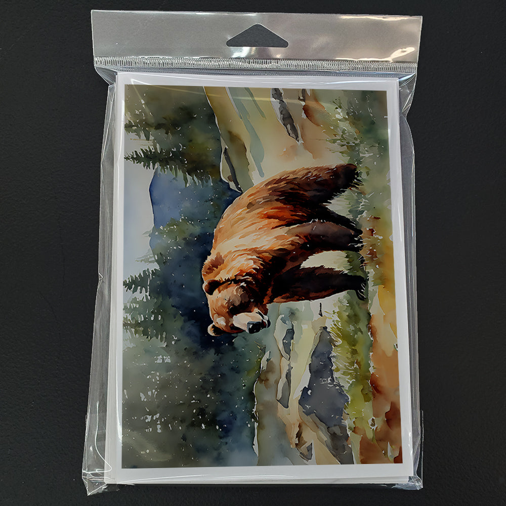 Kodiak Bear Greeting Cards Pack of 8