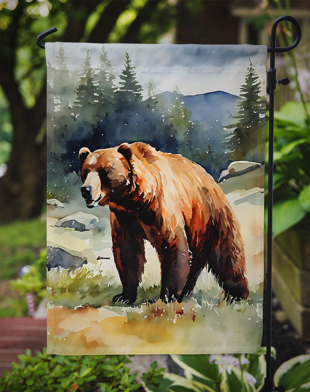 Kodiak Bear Garden Flag