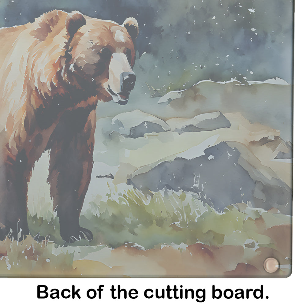 Kodiak Bear Glass Cutting Board