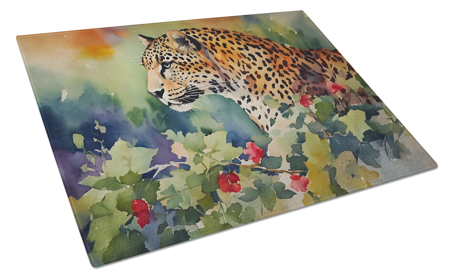 Buy this Leopard Glass Cutting Board