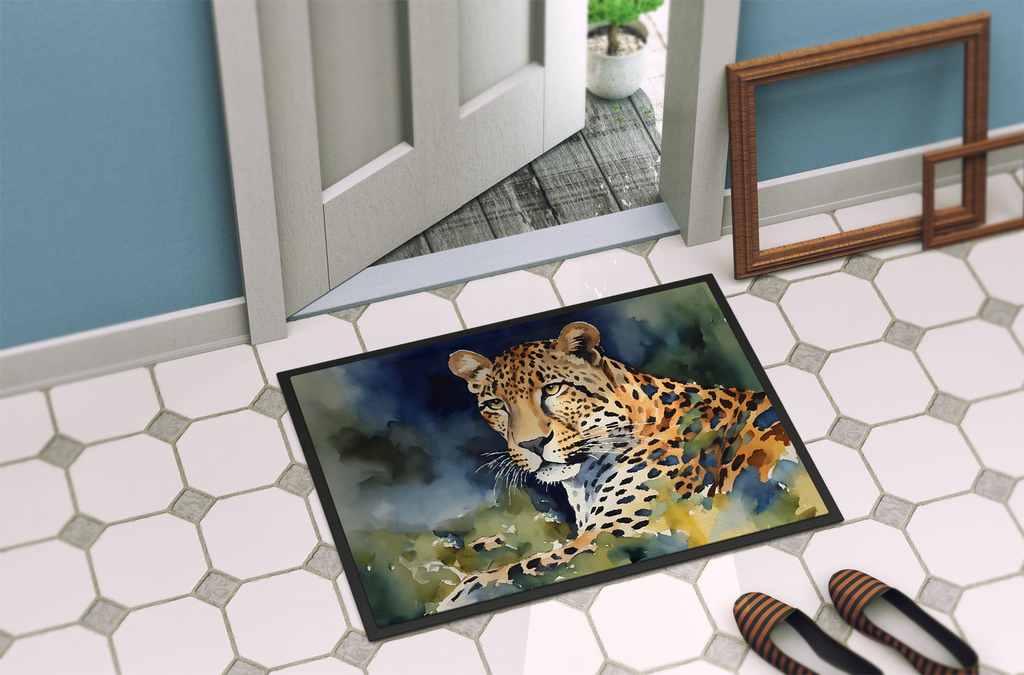 Leopard Doormat