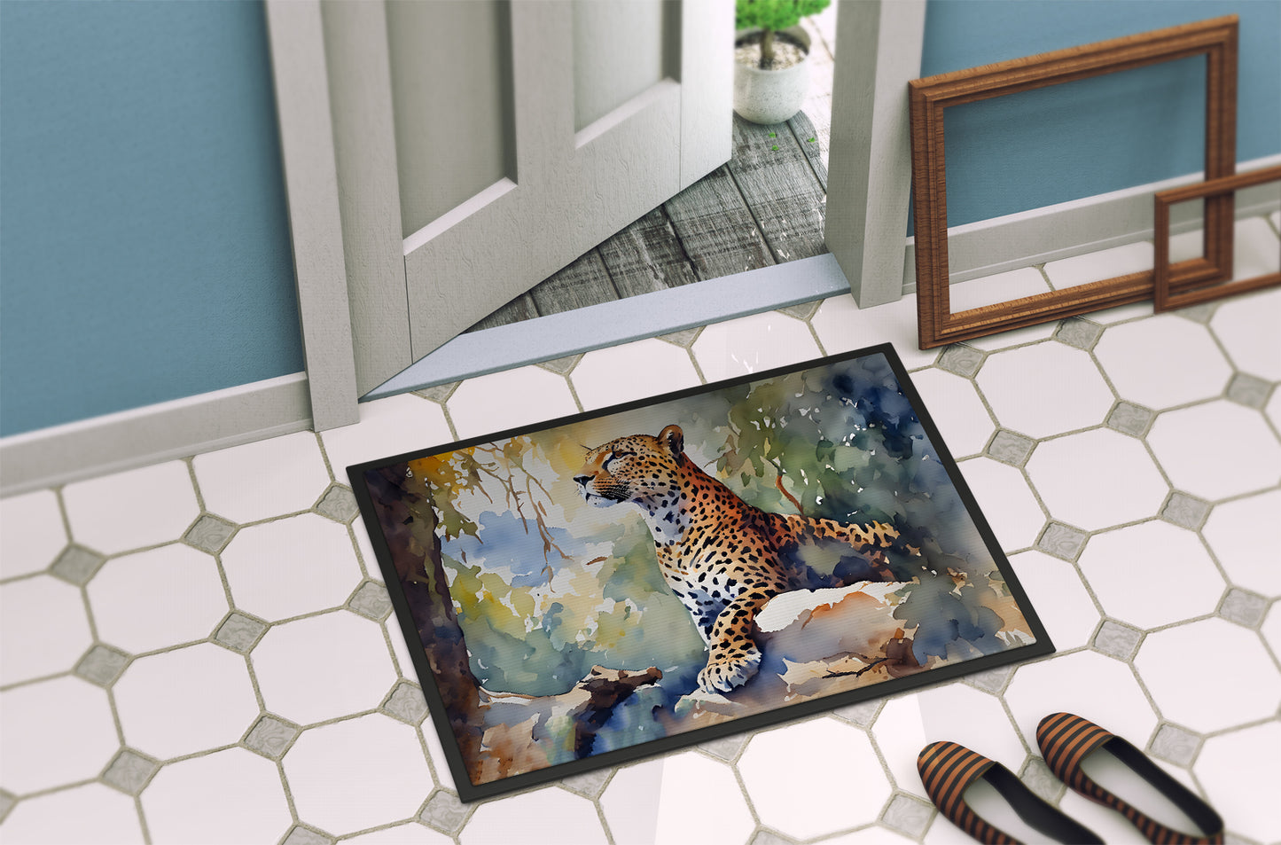 Leopard Doormat