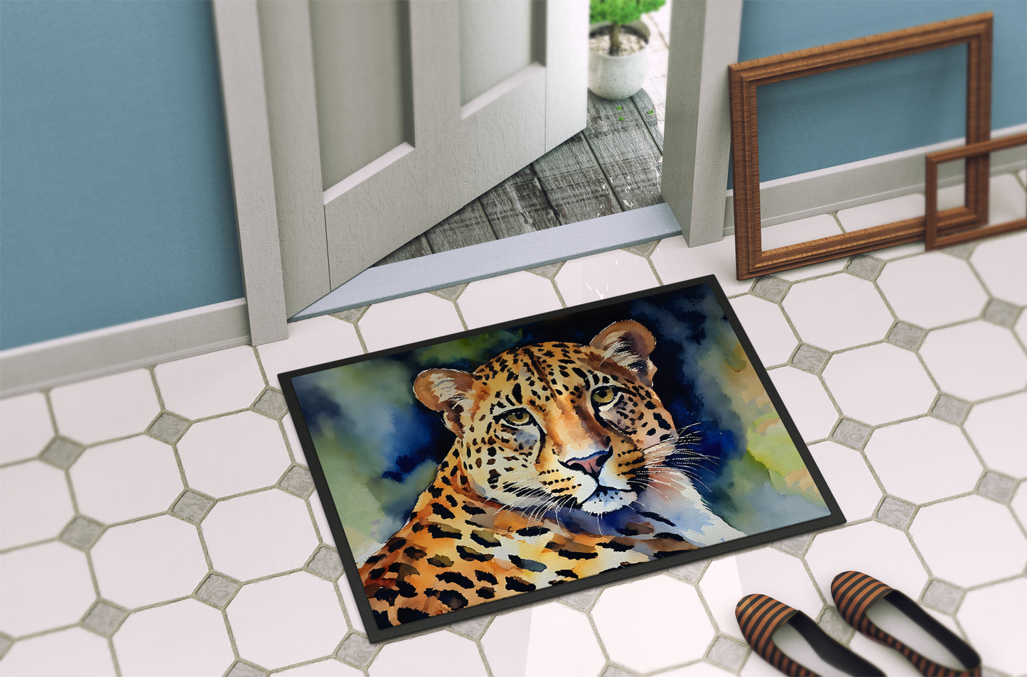 Leopard Doormat