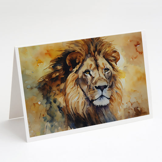 Buy this Lion Greeting Cards Pack of 8