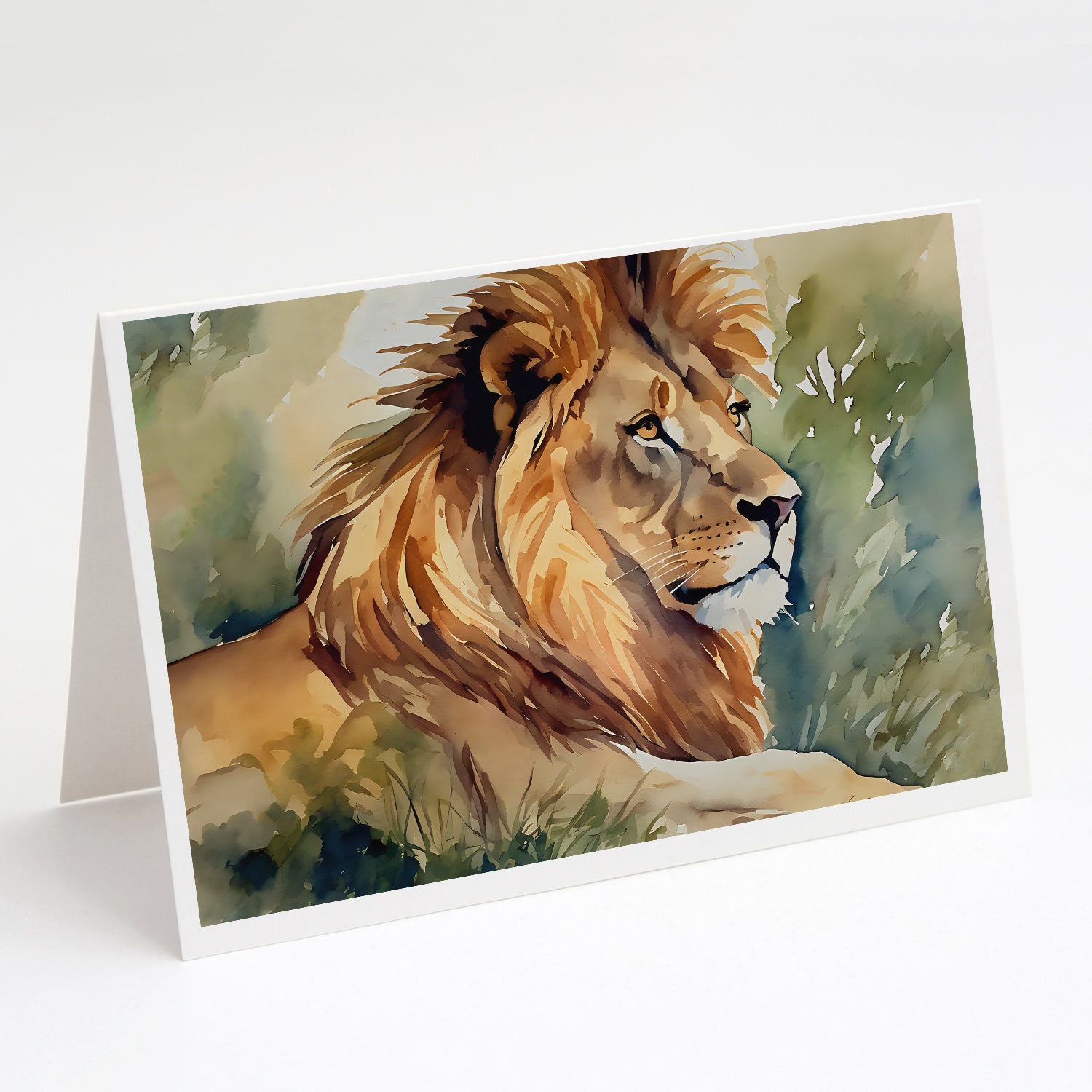 Buy this Lion Greeting Cards Pack of 8