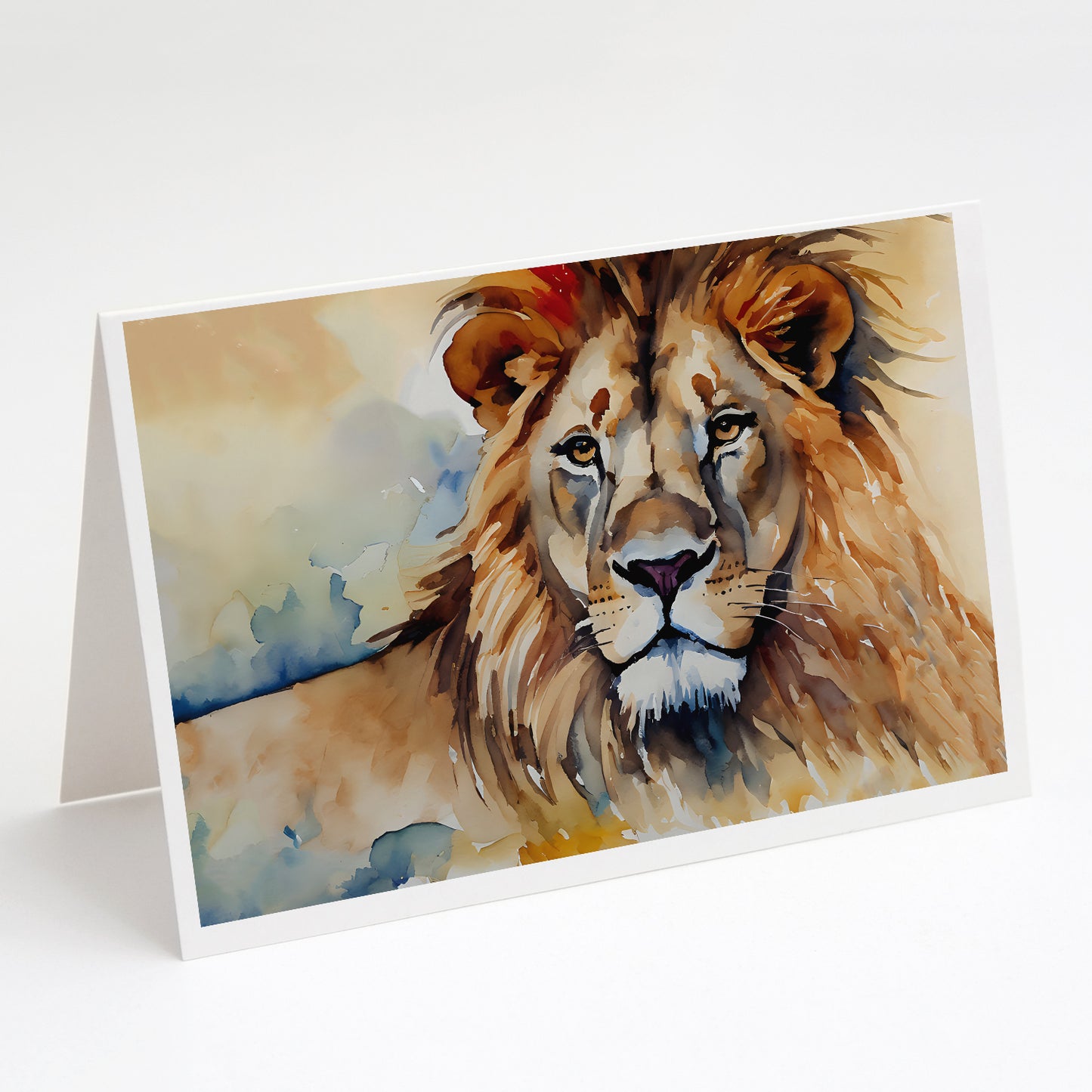 Buy this Lion Greeting Cards Pack of 8