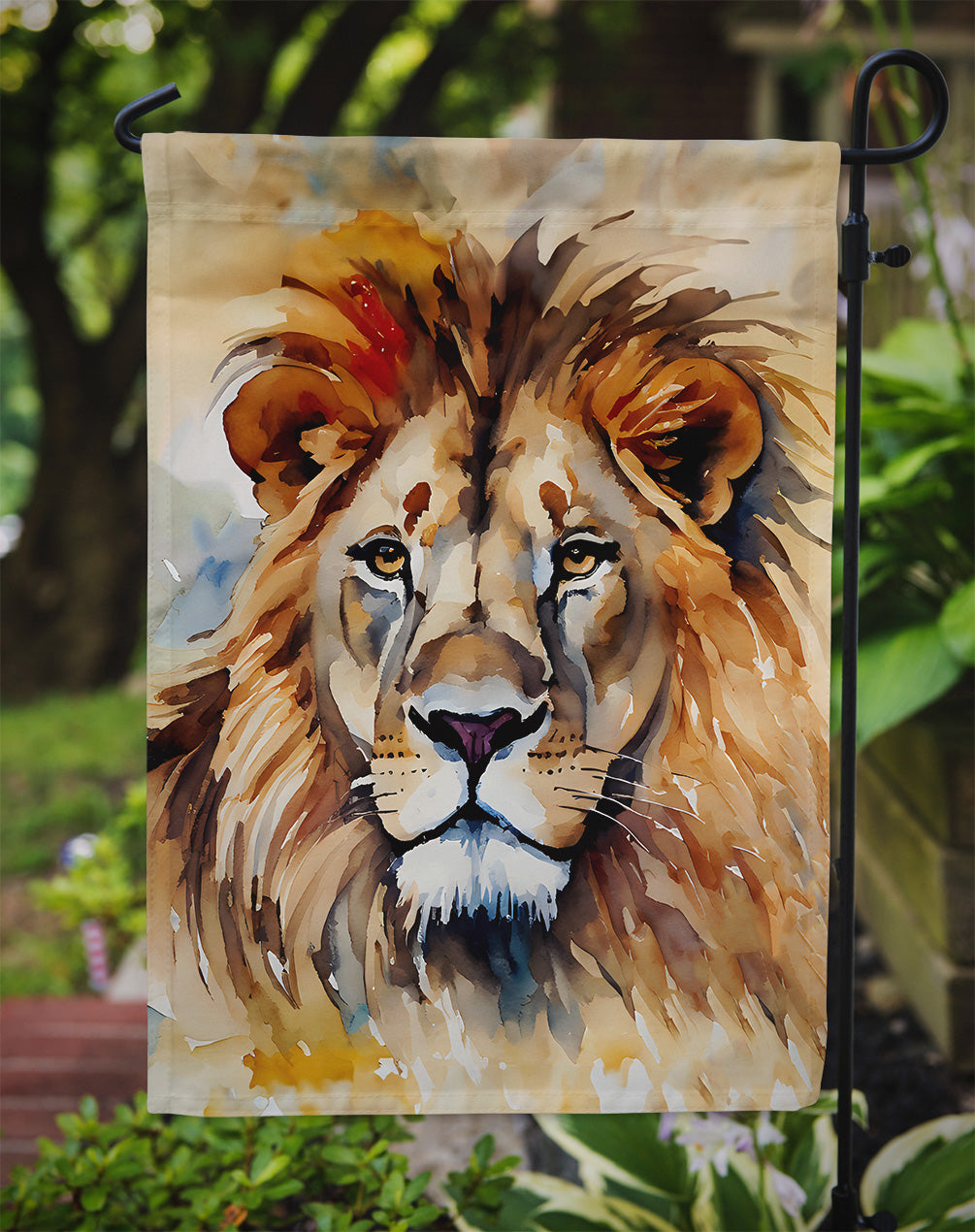 Lion Garden Flag