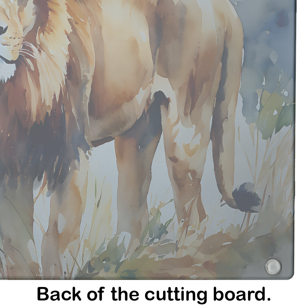 Lion Glass Cutting Board