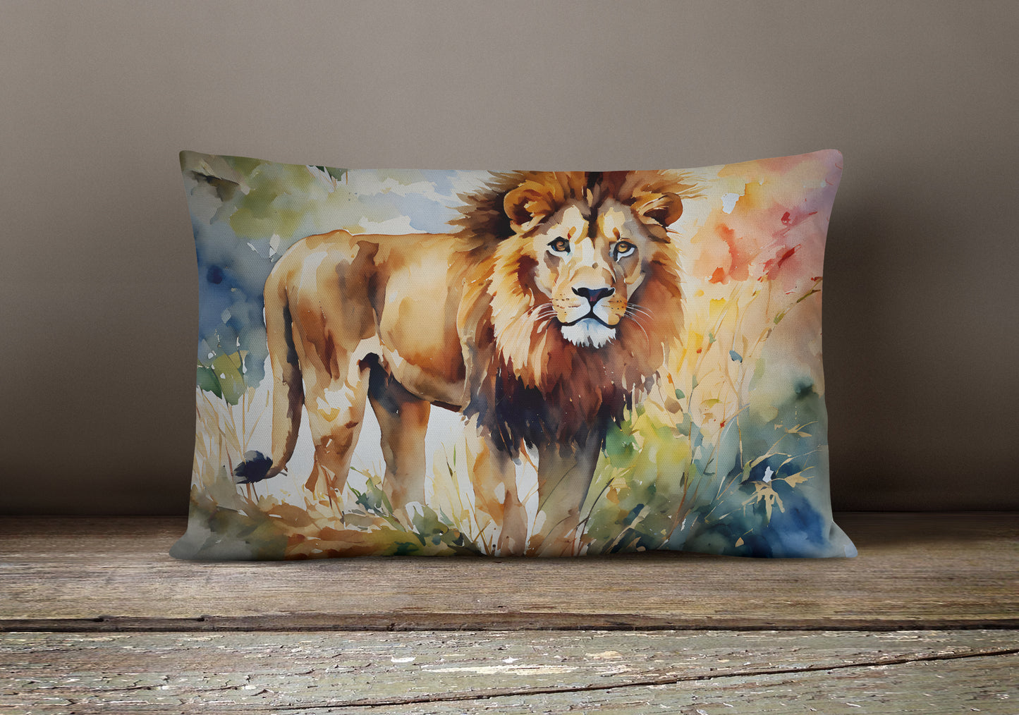 Lion Throw Pillow